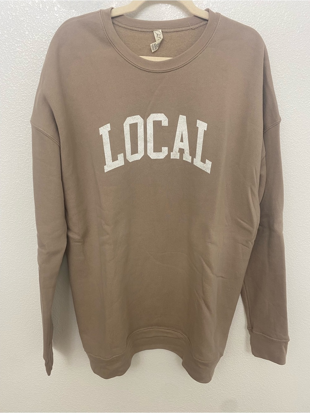 LOCAL Logo Crewneck Sweater - Taupe